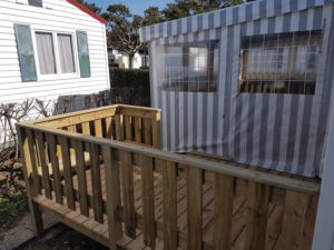 Terrasse en bois pour mobil home 2 - MBA MENUISERIE